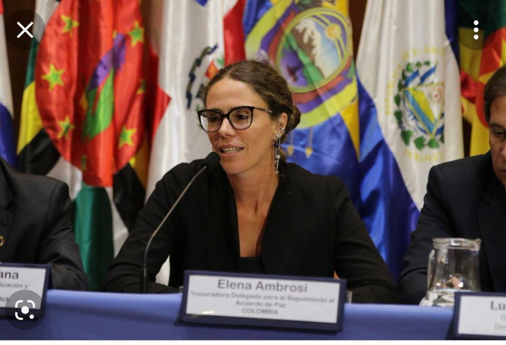 Elena Ambrosi Turbay espera que la paz llegue a Colombia Elena Ambrosi Turbay espera que la paz llegue a Colombia