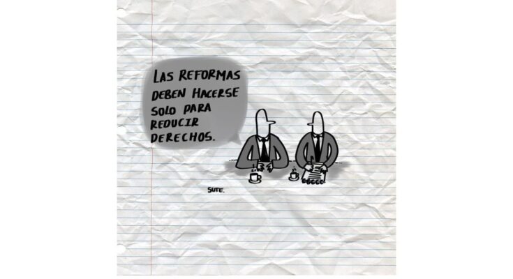 Caricatura: Reformas, oposición y ataques Caricatura: Reformas, oposición y ataques