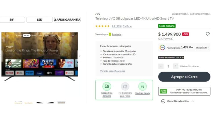 El televisor de 58 pulgadas con tremendo precio ; podrá estrenar tv El televisor de 58 pulgadas con tremendo precio ; podrá estrenar tv
