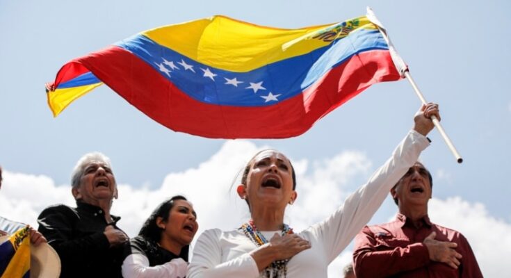 Maria Corina Machado llama a protesta masiva mundial tras ser acusada de traición a la patria Maria Corina Machado llama a protesta masiva mundial tras ser acusada de traición a la patria