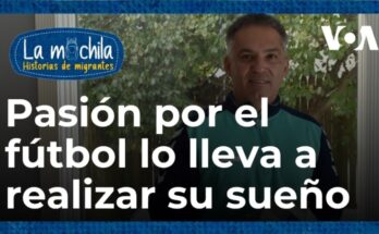 Migrante salvadoreño ayuda a jóvenes que aman el balompié Migrante salvadoreño ayuda a jóvenes que aman el balompié